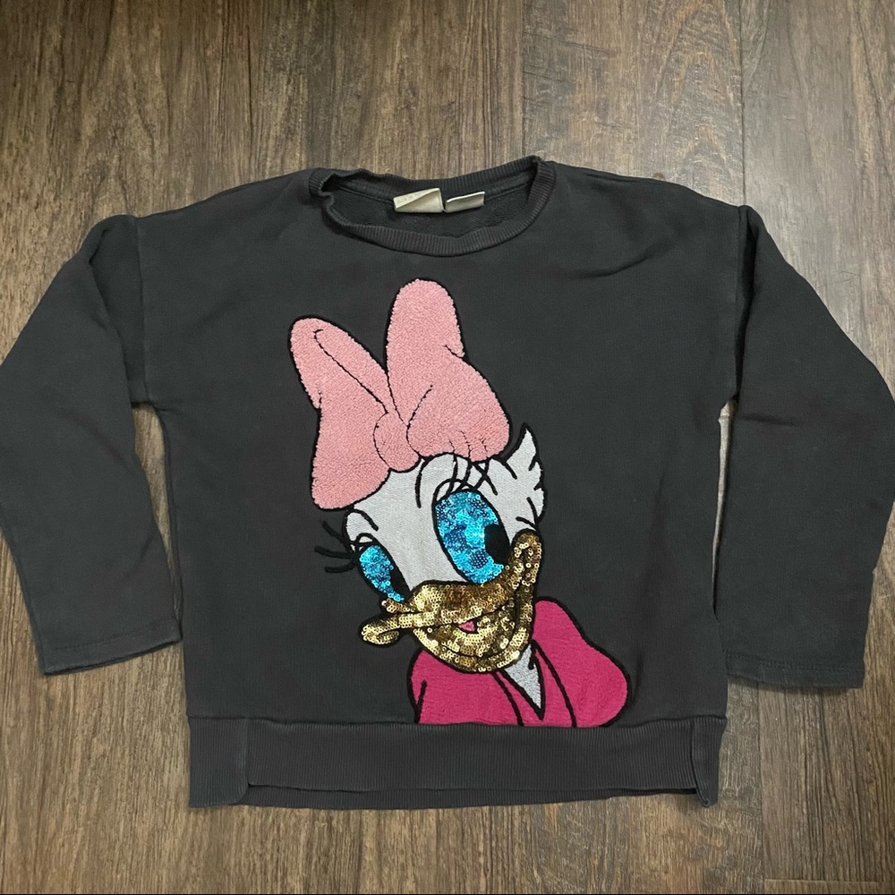 Zara x Disney Daisy Duck Sparkly sweater